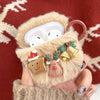 For AirPods 3 Christmas Series Plush Earphone Protective Soft Case(Christmas Bells)