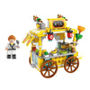 LELE BROTHER Children Assembling Mini City Street Scene Building Blocks, Style: 8613-7 Kebab Car