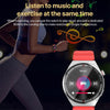 1.3 inch Leather Band IP68 Waterproof Smart Watch Support Bluetooth Call(Black)