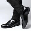Spring Casual Tide Shoes Dress Shoes Men British Pointed Shoes, Size:38(Black)