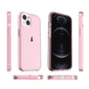 For iPhone 15 Plus Shockproof Terminator Transparent Phone Case(Pink)