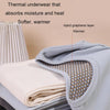 Antibacterial Double-faced Fleece Winter Thickened Constant Temperature Underwear, Size: L(Black)