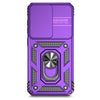 For Samsung Galaxy S25 5G Sliding Camshield Holder Phone Case(Purple)