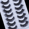 7pairs /Box Faux Mink False Eyelashes C-Curved Elongated Eyelashes FX-S225