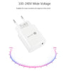 PD11 Single PD3.0 USB-C / Type-C 20W Fast Charger with 1m Type-C to 8 Pin Data Cable, EU Plug(White)