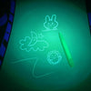 Children Fluorescent Drawing Board Multifunctional Writing Board Early Education Graffiti Board(Giraffe)