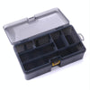 HENGJIA qt071-1 Double Layer Storage Box Fishing Gear Multi-Function Box(21.5x12x7cm)