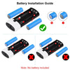 HAWEEL DIY 2x 18650 Battery (Not Included) 5600mAh Power Bank Shell Box with USB Output & Indicator(Black)