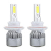 2 PCS  H13 18W 1800 LM 6000K IP68 Canbus Constant Current Car LED Headlight with 2 COB Lamps, DC 9-36V(White Light)