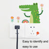 10sheets Cartoon Wall Sticker Switch Socket Beautification Decorative Sticker(KG159)