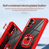For Samsung Galaxy A36 5G TPU + PC Lens Protection Phone Case with Ring Holder(Red)