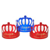 50 PCS Crown Birthday Hat Children Adult Birthday Party Cartoon Decoration Paper Hat(Sapphire Blue)