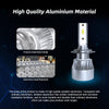 2 PCS 1902 H7 DC9-36V / 23W / 6000K / 2300LM IP68 Car LED Headlight Lamps (White Light)