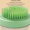 Pet Shower Brush with Refillable Gel (Green) - Cat & Dog Grooming