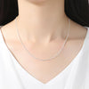 Silver-plated Snake Bone Chain Necklace Female Thin Necklace