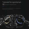 Lokmat MK16 LCD Screen 50m Waterproof Smart Watch, Support Information Reminder / Remote Camera / Walking Motion Monitor(Black)
