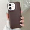 For iPhone 11 Leather Texture Phone Case(Coffee)