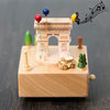 Arc De Triomphe Shape Home Decor Originality  Wooden Musical  Boxes