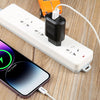 LZ-2117 18W QC3.0 3.1A USB Fast Charger, EU Plug(Black)
