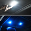 Car LED Interior Touch Light with A Button Battery (Blue Light)