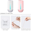 FUQINS Water Cup Mini Air Humidifier USB Colorful Night Light Car Home Silent Aromatherapy Diffuser(Pink)