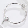 Heart Shaped Dog Bone Beads S925 Silver Beads DIY Bracelet Accessories String Decoration