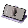 For ASUS Zenfone 10 Cat and Dog Embossed Leather Phone Case(Purple)