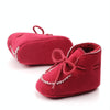 D2245 Winter Warm Baby Cotton Boots Plus Velvet Thickened Baby Walking Shoes, Size: 11cm(Red)