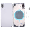 iPhone X Back Cover Replacement (Silver) with SIM Tray & Buttons