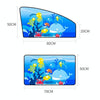 Car Cartoon Magnetic Sunshade Sunscreen Telescopic Collapsible Sunshield, Size:Co-pilot(Amusement Park)