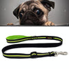 Reflective Dog Lead, Small, Green, Adjustable (100-140cm) - Nylon