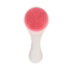 Baby Silicone Shower Massage Brush Multifunctional Shampoo Brush with Comb(Light Pink)