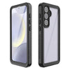 For Samsung Galaxy S24 FE 5G RedPepper Shockproof IP68 Waterproof PC Hybrid TPU Phone Case(Black)