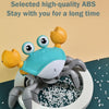Escape Crab Automatic Obstacle Avoidance Light Music Electric Induction Crawling Toy(Orange Battery Model)