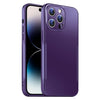 For iPhone 14 Pro Blade Slim AG Matte Shockproof Phone Case(Dark Purple)