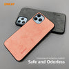 For iPhone 11 Pro Max ENKAY ENK-PC030 Business Series Fabric Texture PU Leather + TPU Soft Slim Case Cover(Grey)