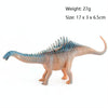 Simulation Animal Dinosaur World Static Toy Models, Style: 6 PCS Amagarone