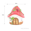 R3F1M0 Resin Cake Ornament Gardening Flower Pot Scene Matching Home Decoration(Mushroom Castle)