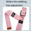 2 in 1 Home Yoga Hammock Indoor Stretching Sling Stretch Widening Yoga Strap + Door Buckle Storage Bag Set(Purple)