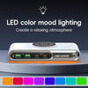 F9A 6 in 1 72W Multifunctional Smart Charger with LED Ambient Light, Plug:UK Plug