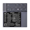 PC Reference Keyboard Shortcut Sticker Adhesive For PC Laptop Desktop(For Word Excel)