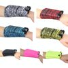 7 Inch Mobile Phone Outdoor Sports Wrist Bag Elastic Close-fitting Mini Arm Bag(Yellow)