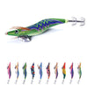 HENGJIA 14cm 20g Night Light Wood Shrimp Fake Bait Squid Hook Luya Bait, Color: 8