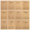 Zodiac Signs Necklace Electroplate Alloy Short Chain Jewelry, Style: Sagittarius Golden