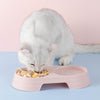 Pink Non-Slip Double Pet Bowl - Cat & Dog Feeder
