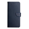 For Asus Zenfone 8 ZS590KS Genuine Leather Fingerprint-proof Flip Phone Case(Blue)