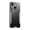 For iPhone 14 Blade Series TPU Hybrid Metal Phone Case(Silver)