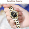 OLEVS 7003 Women Multifunctional Waterproof Mechanical Watch(Gold + Black)