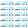 10x iPhone 12 Pro Max Speaker Dust Mesh (White)
