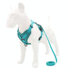 Reflective Dog Harness Vest, Breathable Mesh, XL, Lake Blue